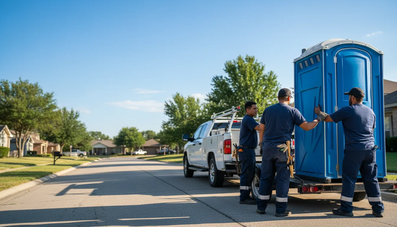 Portable Toilet Rental in Newalla, OK near me